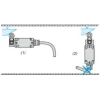 XCMD2111L1 Кінцевий вимикач XC Standard, XCMD, metal end plunger with nitrile boot, 1NC+1NO, миттєве спрацювання, 1 m
