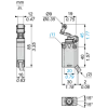 XCMD2124L1 Кінцевий вимикач XC Standard, XCMD, steel roller lever plunger retractable, 1NC+1NO, миттєве спрацювання, 1 m