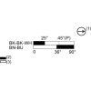 XCMD2501L1 Кінцевий вимикач XCMD - with rotary head W/O operating lever - 1NC+1НІ - slow - 1 m