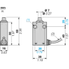 XCMH2110L1 XCMH Limit Switches Мініатюрний пластик метал Plunger NC + НВ Snap L1