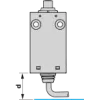 XCMH211AL1 XCMH Limit Switches Мініатюрний пластик метал plunger with protective silicone boot NC + НВ Snap L1