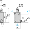 XCMH2902L5 XCMH Limit Switches Мініатюрний пластик метал рулетer Plunger 2 NC Snap L5