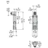 XCMN2101A4S Кінцевий вимикач XC Standard, XCMN 1 НВ 1NC snap, w/o lever, AMP connector