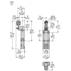 XCMN2115A4S Кінцевий вимикач XCMN 1НІ 1NC snap - plastic roller lever - AMP connector