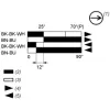XCMN2115A4S Кінцевий вимикач XCMN 1НІ 1NC snap - plastic roller lever - AMP connector