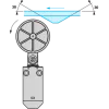 XCMW139 Бездротовий кінцевий вимикач XCMW - plastic roller 50 mm, lever