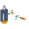 XCMW149 Бездротовий кінцевий вимикач XCMW - регульований 50 мм plastic roller lever