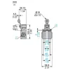 XCNT2118P16 Кінцевий вимикач XC Standard, XCNT, thermoplastic roller lever, 1NC+1NO, миттєве спрацювання, M16
