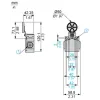 XCNT2739G11 Кінцевий вимикач XCNT - thermoplastic roller lever Ø50 mm - 2NC - slow - Pg11