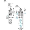 XCNTR2702G11 Кінцевий вимикач XC Standard, XCNTR, сталевий роликовий штовхач, 2NC, повільний, Pg11