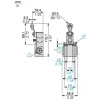 XCNTR2718P16 Кінцевий вимикач XC Standard, XCNTR, thermoplastic roller lever, 2NC, повільний, M16