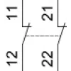 XCNTR2721P16 Кінцевий вимикач XCNTR - th.plastic roller lever plung. Hor - 2NC - slow - M16