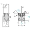 XCRF171EX Кінцевий вимикач XC Standard, XCR, square стержень 6 mm crossed, 2NC + 2 НІ, ATEX/IECEx