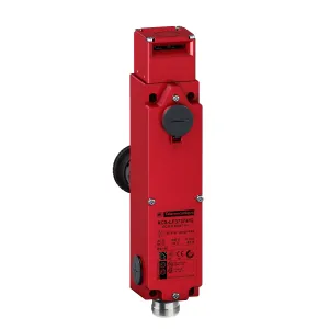 Запобіжний вимикач, Запобіжні вимикачі Telemecanique XCS, metal key operated solenoid XCSLF, 4NC+2 НІ, повільний, M23 connector, 24 В