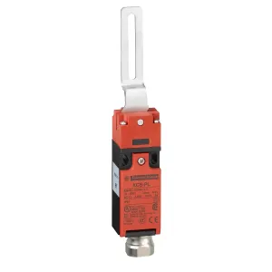 Охоронний вимикач, Запобіжні вимикачі Telemecanique XCS, XCSPL, elbowed flush lever, centred, 1NC+1 НВ -1/2