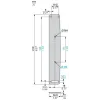 XCSRZSRC1 Запобіжні вимикачі Telemecanique XCS, сталь fixing plate for RFID Прочитайтеer XCSRC**