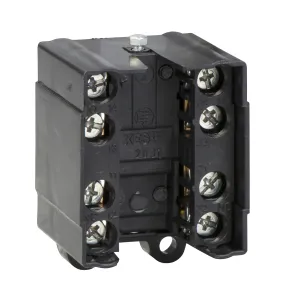 Блок контактів кінцевого вимикача, Кінцевий вимикач XC Standard, XESP, 2C/O snap action, simultaneous, silver plated