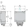 XGCS850C201 Компактна розумна антена, Radio frequency identification XG, RFID 13.56 MHz, Ethernet dual port communication
