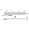 XGFEC540 Radio frequency identification XG, field expander conveying type, Sn 30...90 mm, 400 x 23 x 50 mm