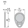 XGHBPB3345 Електронна бирка, Radio frequency identification XG, ключ Fob