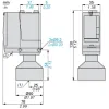 XMLB020P2S11 Реле тиску XMLB 20 bar - регульована шкала 2 пороги - 1 C/O