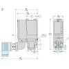 XMLB070N2C11 Реле тиску XMLB 70 bar - регульована шкала 2 пороги - 1 C/O