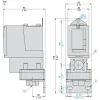 XMLC002B2S12 Реле тиску XMLC 2.5 bar - регульована шкала 2 пороги - 2 C/O