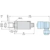 XMLG010D73 Електронні датчики тиску, Датчики тиску XM, sensor XMLG, 0.8...10 bar, 1/4
