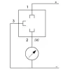 XMLK150P2C73 Pressure sensor XMLK - 0..150psi - 1/4NPT - 0..10V - DIN - set of 1