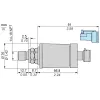 XMLK150P2P23 Pressure sensor XMLK - 0..150psi - 1/4NPT - 4..20мA - Metri-pack - set of 1