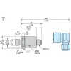 XMLP500MD71FQ Датчик тиску  500mbar - 0..10V - G1/4А male - FPM - M12 - bulk pack 25