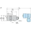 XMLPM00GD2BF Електронні датчики тиску, Датчики тиску XM, vacuum transmitter -1 bar, 4...20 мА, 7/16 20UNF female, FPM, M12