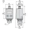 XMLR600M1P75 Електронні датчики тиску, Датчики тиску XM, XMLR 600 bar, G 1/4, 24 V DC, 0...10 В, PNP, M12