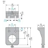 XMLZL017 Датчики тиску XM, Фіксуючий кронштейн, for pressure sensor XMLR, комплект з 1 piece