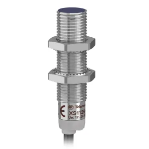Індуктивний датчик XS1 M12, L49mm, латунь, Sn4 мм, 12..24В DC, кабель 2м