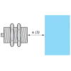 XS112BLPAL2 Індуктивний датчик XS1 M12, L44 мм, латунь, Sn2 мм, 12..24В DC, кабель 2м