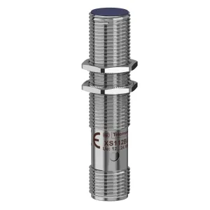 XS112BLPAM12C Індуктивний датчик XS1 M12, L55 мм, латунь, Sn2 мм, 12..24В DC, M12 Індуктивний датчик XS1 M12, L55 мм, латунь, Sn2 мм, 12..24В DC, M12