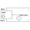XS1L04PB310L1 Індуктивний датчик XS1 Ø4 - L28 мм - латунь - Sn1 мм - 5..24В DC - кабель 5м