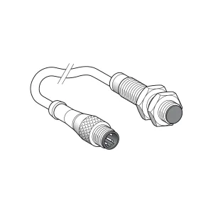XS1M12PB370D Індуктивний датчик XS1 M12 - L55 мм - латунь - Sn2 мм - 24..240В AC/DC Індуктивний датчик XS1 M12 - L55 мм - латунь - Sn2 мм - 24..240В AC/DC
