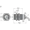 XS1N18PC410L2TF Індуктивний датчик наближення XS, inductive sensor XS1 M18, L39mm, латунь, Sn10 мм, 12...24 V DC, кабель 2 m