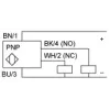 XS1N30PC410L2 Індуктивний датчик XS1 M30, L41 мм, латунь, Sn10 мм, 12..24В DC, кабель 10m