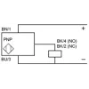 XS218B4PAL2 Індуктивний датчик наближення XS, inductive sensor XS2 M18, L41 мм, латунь, Sn16 мм, 12...24 V DC, кабель 2 m