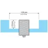 XS218B4PAL5 Індуктивний датчик XS2 M18 - L41 мм - латунь - Sn16 мм - 12..24В DC - кабель 5м