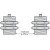 XS218B4PBL2 Індуктивний датчик наближення XS, inductive sensor XS2 M18, L41 мм, латунь, Sn16 мм, 12...24 V DC, кабель 2 m
