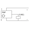 XS218B4PBM12 Індуктивний датчик наближення XS, inductive sensor XS2 M18, L51 мм, латунь, Sn16 мм, 12...24 V DC, M12