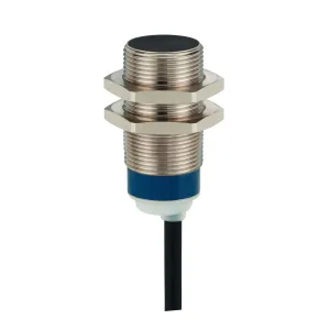 Індуктивний датчик наближення XS, inductive sensor XS6 M18, L62 мм, латунь, Sn8 мм, 12...48 V DC, кабель 2 m