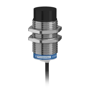 Індуктивний датчик наближення XS, inductive sensor XS6 M30, L64 мм, латунь, Sn30 мм, 12...48 V DC, кабель 2 m