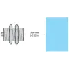 XS630B5PAL2 Індуктивний датчик наближення XS, inductive sensor XS6 M30, L64 мм, латунь, Sn30 мм, 12...48 V DC, кабель 2 m