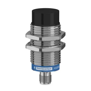 Індуктивний датчик наближення XS, inductive sensor XS6 M30, L74 мм, латунь, Sn30 мм, 12...48 V DC, M12