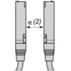 XS7F1A1PCL1TF Індуктивний датчик наближення XS, inductive sensor XS7 15x32x8, PBT, Sn5 мм, 12...24 V DC, кабель 1 m